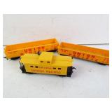 Lot of 3 Union Pacific HO Scale Model Train Cars