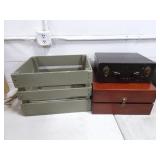 Lot of Misc. Wood Storage - Crate & Cases