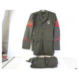 U.S. Marines Dress Green Jacket (41R) & Pants