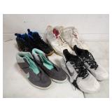 Lot of 4 Pairs Nike Shoes - Used/Various Sizes
