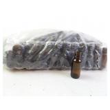 Large Lot of Amber Glass Vials - No Lids