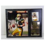Brett Favre Plaque with Photo and Card
