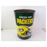 1990s Green Bay Packers Metal Trash Can