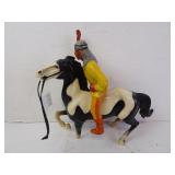 Vintage Hartland Plastics Cochise & Horse Toy
