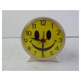 Vintage Wind-Up Smiley Face Alarm Clock