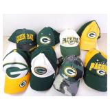Lot of Green Bay Packers Hats