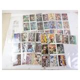 Lot of NFL Pizza Rolls Football Cards in Binder