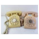 Lot of 2 Vintage Rotary Phones