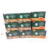 Lot of 9 Starbucks Breakfast Blend & Caramel