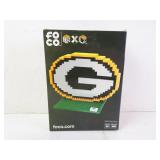 FOCO Green Bay Packers Logo Brick Build Set in