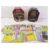 Lot of Pokemon Korean Cards with Empty Tins