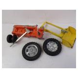 Lot of Vintage Hubley Die Cast Toy Tractor Parts