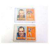 Lot of Two 1957 Green Bay Packers Topps Football