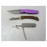 Lot of Folding Pocket Knives & Tool