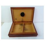 Reed & Barton Diamond Crown Wood Humidor Chest