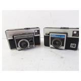 Lot of 2 Vintage Kodak Instamatic Cameras
