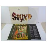 STYX The Grand Illusion & Styx II 33rpm Vinyl