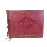 Antique Trading Cards Album with Baseball Player