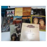 Lot of 10 Vintage 33rpm Vinyl Records in Sleeves