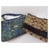 Lot of 2 Coach Brand Marked Womens Purses - Buyer