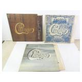 Lot of 3 Chicago 33rpm Vinyl Records in Sleeves