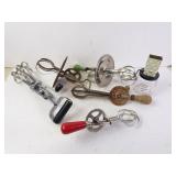 Lot of Vintage Hand Crank Kitchen Mixers &