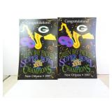 Lot of 2 1997 Superbowl XXXI Green Bay Packers