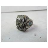 Alpaca Native American Icon Costume Mens Ring