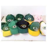 Lot of Green Bay Packers Hats