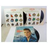 Lot of Misc. Elvis Presley Christmas 33rpm Vinyl