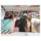 Lot of 8 Vintage 33rpm Vinyl Records in Sleeves