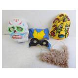 Lot of Vintage Childrens Halloween Masks  - Skull