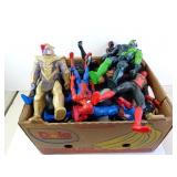 Large Lot of Superhero Action Figures - Spiderman