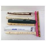 Lot of Recorders & Wood Flute