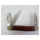 Vintage Western Brand 3-Blade Folding Pocket