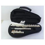Borg Brand Silver-Plated Flute in Case