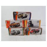 Lot of 5 Matchbox Metal Die Cast Cars In Boxes
