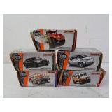 Lot of 5 Matchbox Metal Die Cast Cars In Boxes