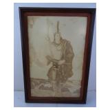 Chief Pontiac Framed Print - 15x22