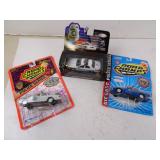 Three Die Cast Police Cars