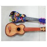 Lot of 2 Childrens First Act Plastic Ukuleles -
