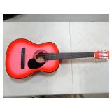Crescent Brand Pink Burst Acoustic Guitar