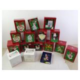 Lot of Misc. Figural Christmas Ornaments in Box