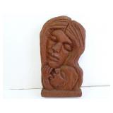 Vintage Rudy Rottes Hand-Carved Wood Wall