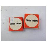 Lot of 2 Vintage Zeiss Ikon Camera Lenses in Box