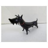 Antique 1920s Bimini Glass Scottie Dog Figurine