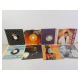 Lot of 8 Vintage 45rpm Vinyl Records in Sleeves -