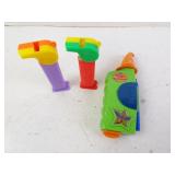Lot of 3 Pez Gimmick Dispensers - Whistles &