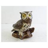 Vintage Homco Porcelain Owl Statue Figure