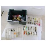 Assorted Fishing Lures and Tackle